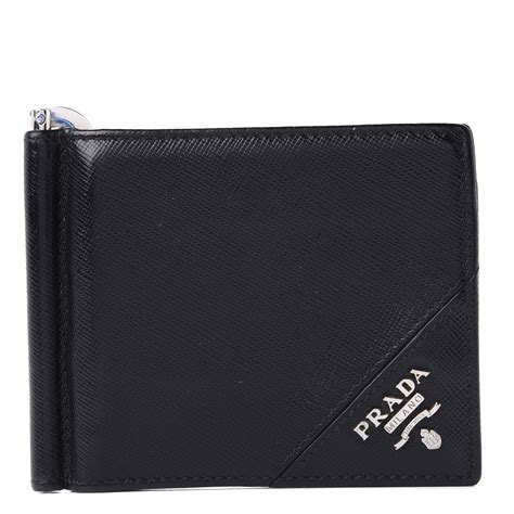 prada saffiano money clip